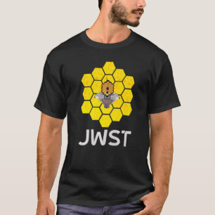 WEBB Space Telescope with Abstract Yellow Mirrors T-Shirt
