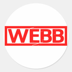 Webb Stamp Classic Round Sticker