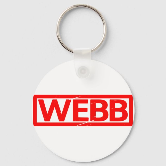 Webb Stamp Key Ring (Front)