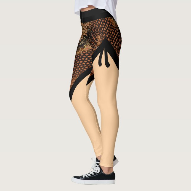 Webbed Skirt Illusion Leggings (Left)