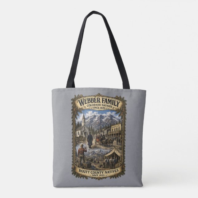 Webber Family Reunion Tote Bag (Back)