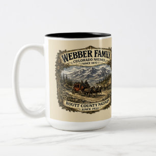 Webber Family Reunion Two-Tone Coffee Mug