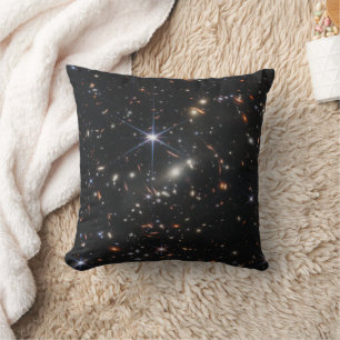 Webb's First Deep Field View of the Universe Cushion