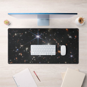 Webb's First Deep Field View of the Universe  Desk Mat