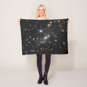 Webb's First Deep Field View of the Universe  Fleece Blanket