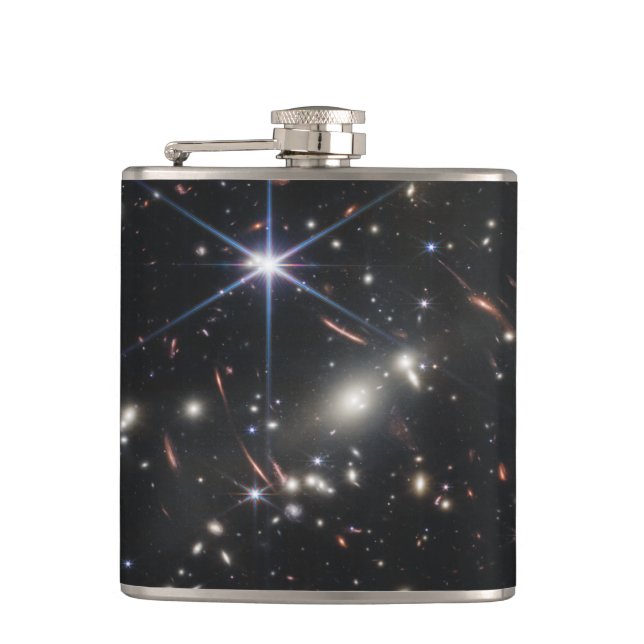 Webb's First Deep Field View of the Universe  Hip Flask (Front)