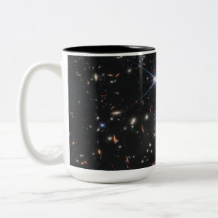 Webb's First Deep Field View of the Universe Two-Tone Coffee Mug
