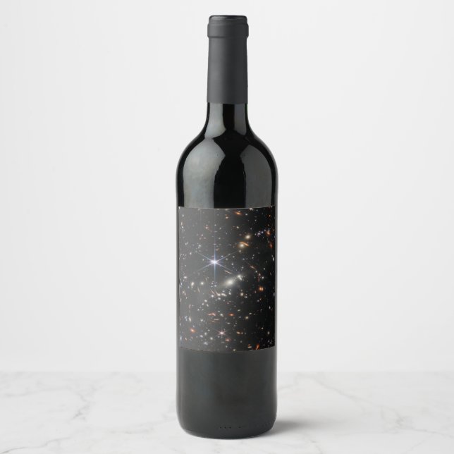 Webb's First Deep Field View of the Universe  Wine Label (Front)