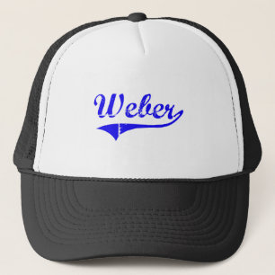 Weber Surname Classic Style Trucker Hat