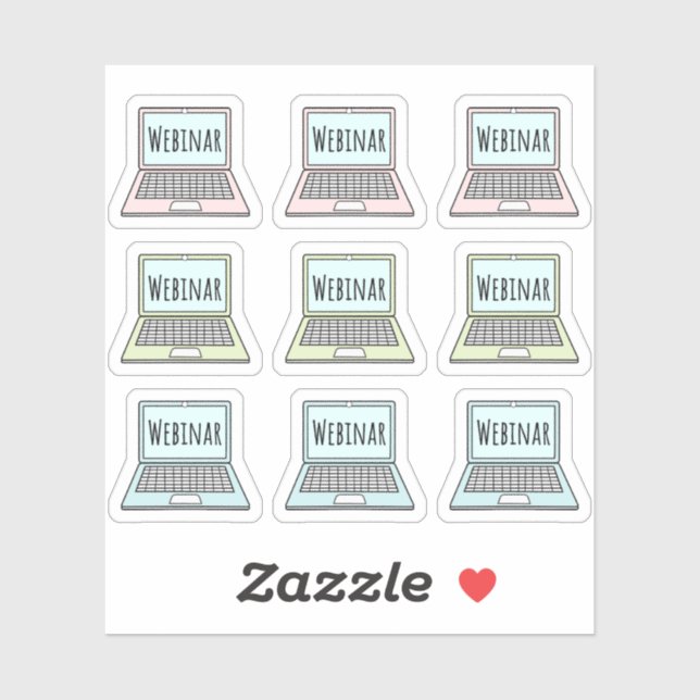 Webinar Meeting Video Call Reminder Bujo Planner (Sheet)