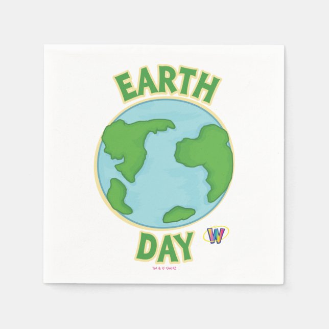 Webkinz Earth Day Napkin (Front)