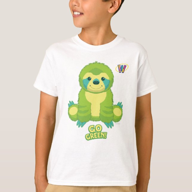 Webkinz Go Green Pattern T-Shirt (Front)