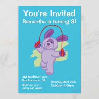 Webkinz | Grape Soda Pup Skipping Rope Invitation