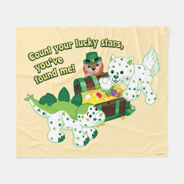 Webkinz Leprechaun
Clover Cat
Lucky Dino Fleece Blanket (Front (Horizontal))
