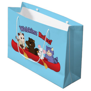 Webkinz Webkinz Rules Canoe Trip Large Gift Bag