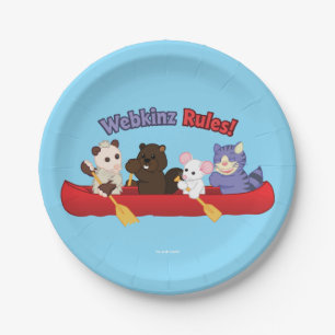 Webkinz Webkinz Rules Canoe Trip Paper Plate