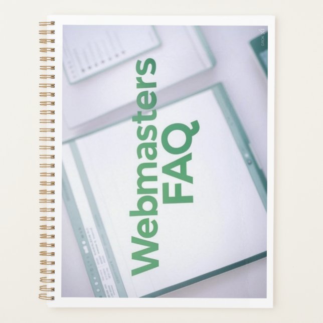 WebMasters FAQ Planner (Front)