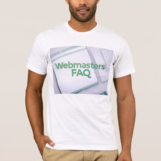 WebMasters FAQ T-Shirt (Front)