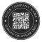 Website Link QR Code Minimal Business Name Black