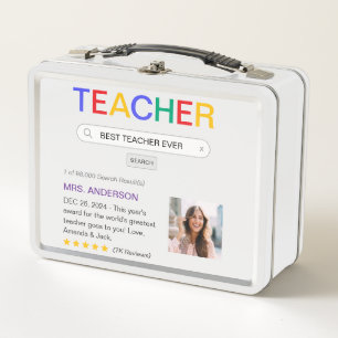 Website Search Result Best Teacher Ever Metal Lunch Box