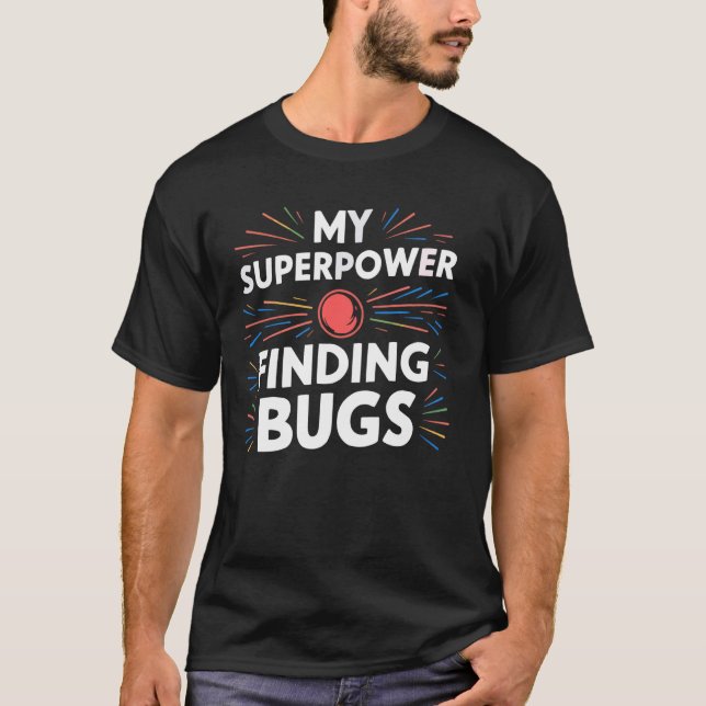 Website Testing Software Developer Website Tester T-Shirt (Front)