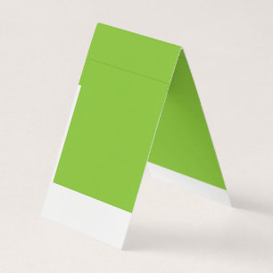Website with a Green Background and White Border Business Card