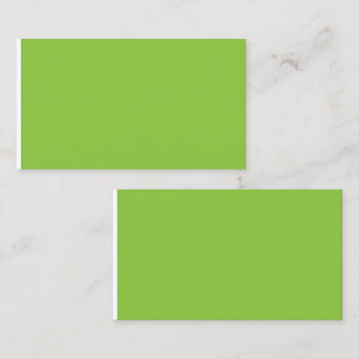 Website with a Green Background and White Border Calling Card
