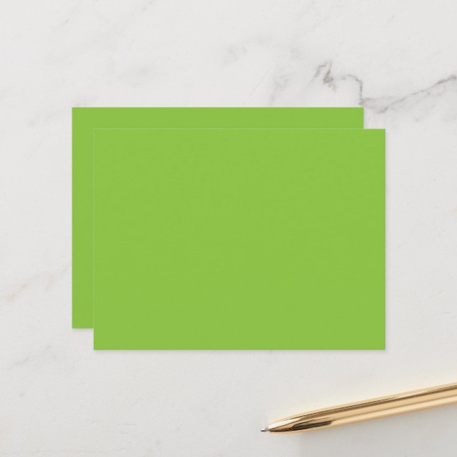 Website with a Green Background and White Border  Postcard (Front/Back In Situ)