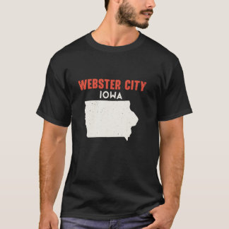 Webster City Iowa USA State America Travel Iowan  T-Shirt