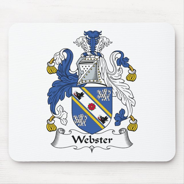 Webster Family Crest Mouse Pad (Front)
