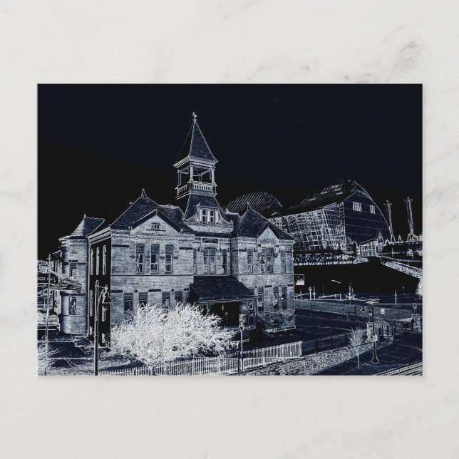 Webster House and Kauffman Centre Postcard (Front)