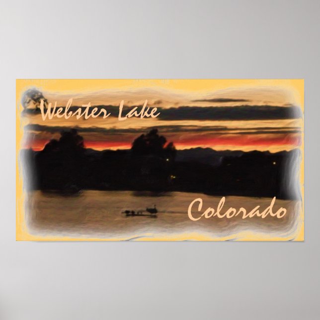 Webster Lake Colorado poster (Front)