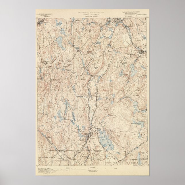 Webster, Massachusetts Poster (Front)
