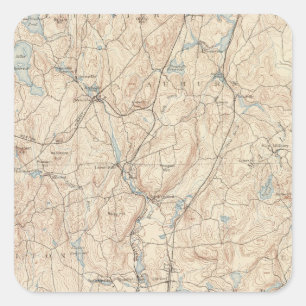 Webster, Massachusetts Square Sticker