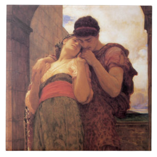 Wedded Bliss (by Frederic Leighton) Ceramic Tile