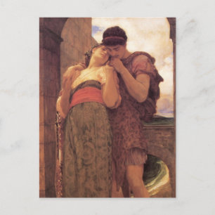 Wedded fine art painting postcard