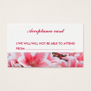 Wedding Acceptance