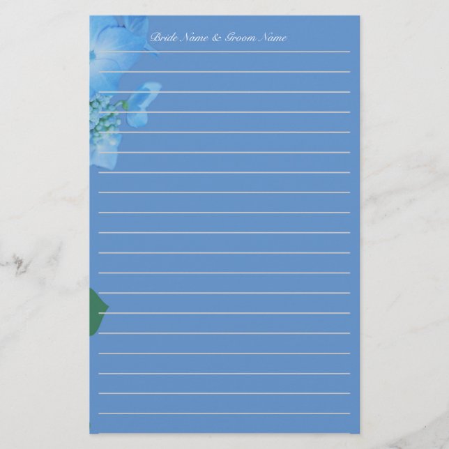 wedding accessary for bride and groom stationery (Front)