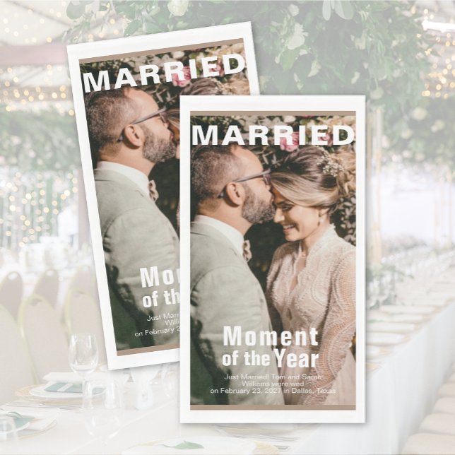 Wedding Add Photo Paper Napkin (Wedding Add Photo Paper Napkins)