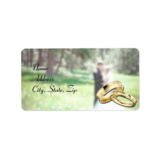 Wedding Address Label (Front)