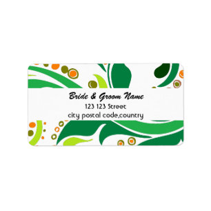 wedding address label