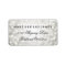 Wedding Address Silver Glitter Lights