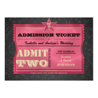 Admission Ticket Invitations 6