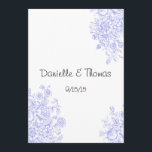 Wedding Advice, Lavender Flowers Comment Advice Card<br><div class="desc">Fun card for your guests.You can change "I thought" to "I Shouted",  or "I Screamed",  have fun with it. Personalise text to any silly,  fun questions or comments you want.</div>