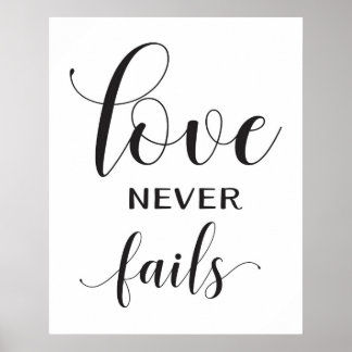Wedding Aisle Signs - 1 Corinthians 13