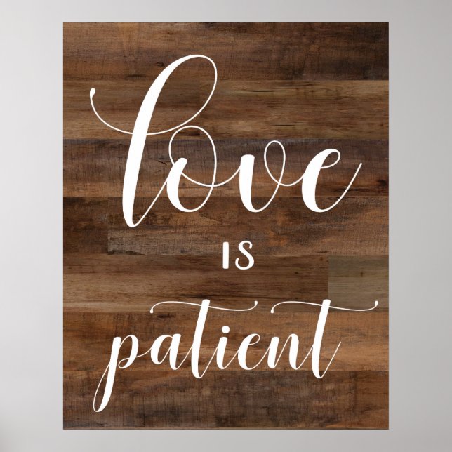 Wedding Aisle Signs - 1 Corinthians 13 (Front)