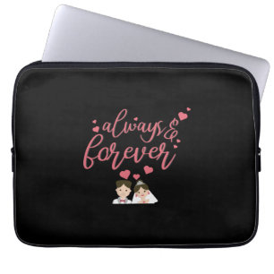 Wedding Always And Forever Laptop Sleeve