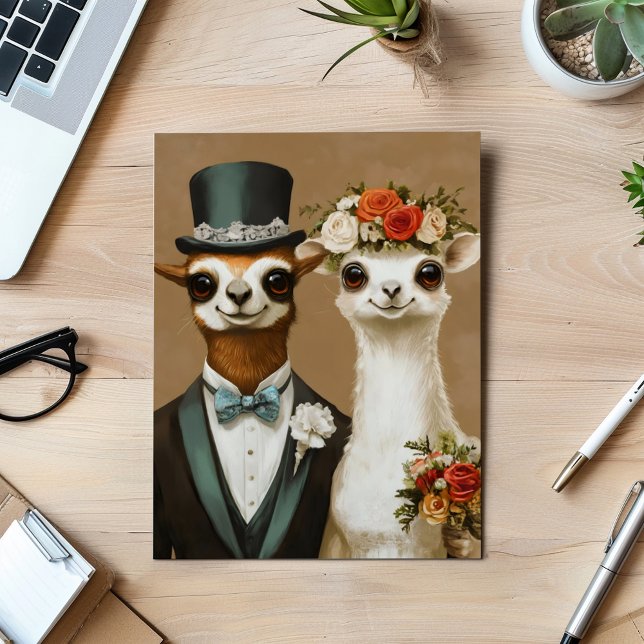 Wedding Animal Couple  Invitation (Creator Uploaded)