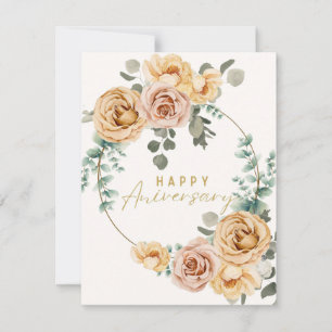 WEDDING ANIVERSARY HOLIDAY CARD