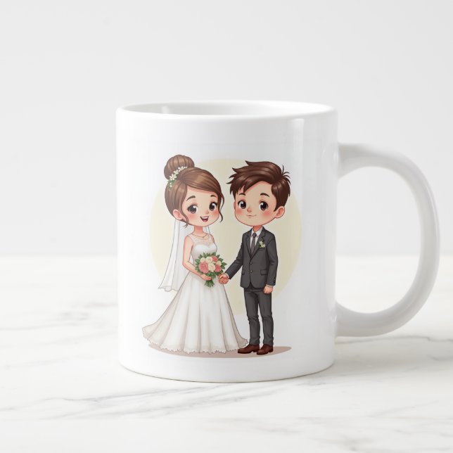 Wedding Anniverary Mugs (Right)